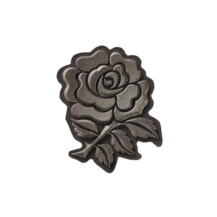 flower silicone patch with cloth adhesive